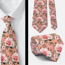 Rosa ros Blommigt Flowers Slips