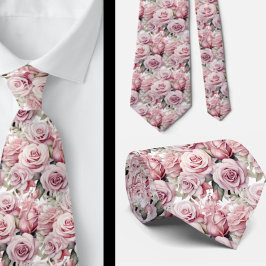Rosa ros Blommigt Flowers Slips