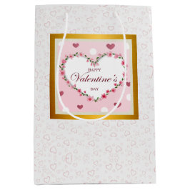 Rosa ros Blommigt Hjärtar Alla hjärtans dagar