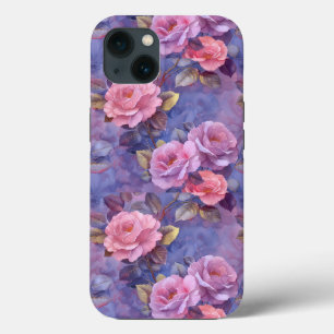 Rosa ros Blommigt iphone case Cover Flowers