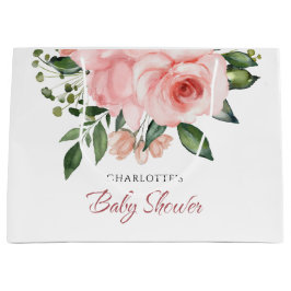  Rosa ros Blommigt Vattenfärgsbabyskor