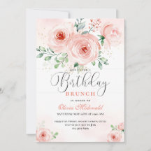  Rosa ros-Blommigtar - modern födelsedag