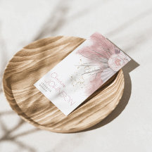 Rosa ros Boho Bohemian Chic Pampas Grass