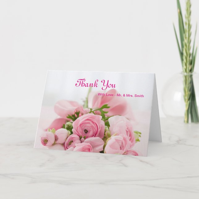 Rosa ros Bouquet Tack (Framsida)