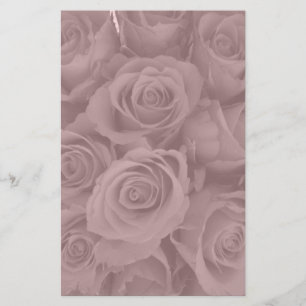 rosa ros brevpapper