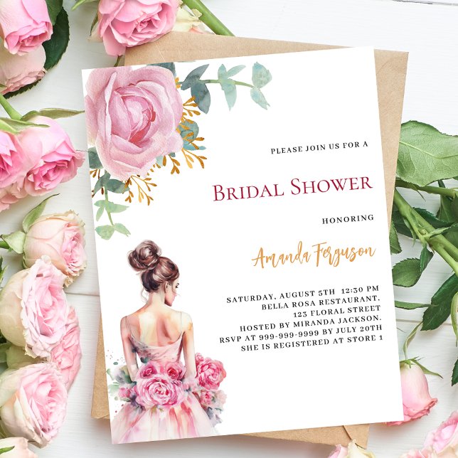 Rosa ros bröllop är Möhippans budget för  (Skapare uppladdad)