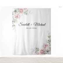 Rosa ros Bröllop Ceremony-bakgrund