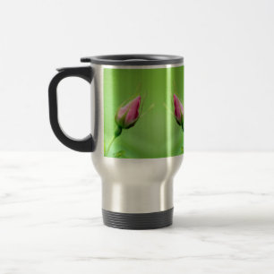 Rosa ros Bud Blommigt Photo Travel isolerad Mugg