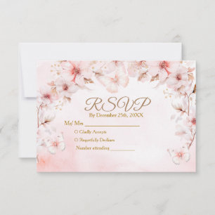 Rosa ros Butterfly Quinceañera Krona OSA kort