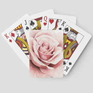 Rosa ros casinokort