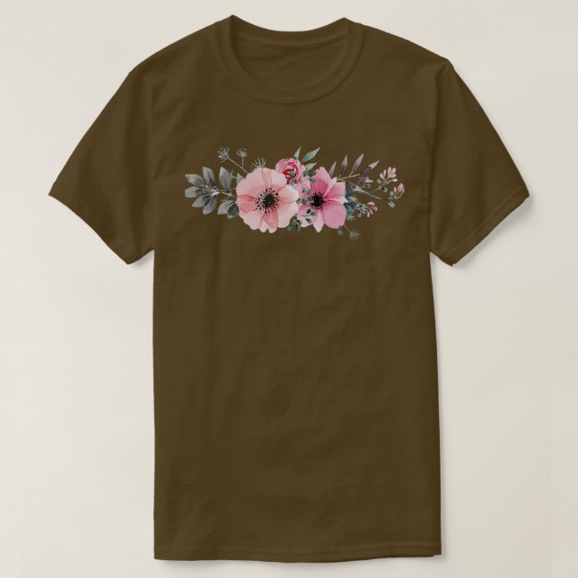 Rosa ros Cute Ro T Shirt (Design framsida)