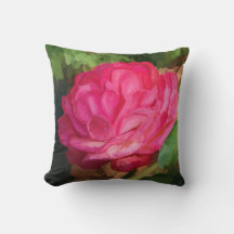 rosa ros digitala oljemålning