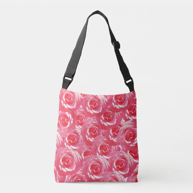 Rosa ros Dream Photography Tote Axelväska (Framsida)