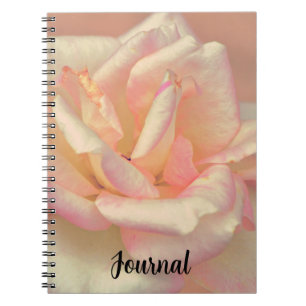  Rosa ros Dreamy Art Journal bärbara dator Anteckningsbok