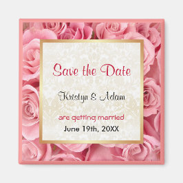 Rosa ros Elegance Magnet