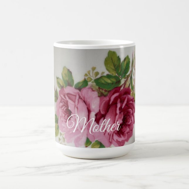 Rosa Ros Elegans Kaffemugg (Center)