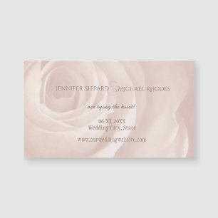 rosa ros elegant bröllop spara datumet