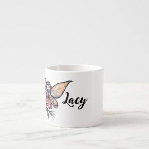 Rosa ros Fairy Espressomugg