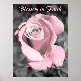 Rosa ros Faith Poster