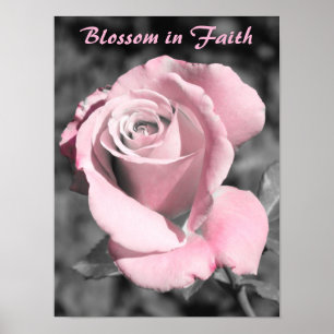 Rosa ros Faith Poster
