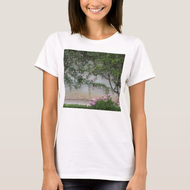 Rosa ros, Florens Italien T-shirt (Framsida)