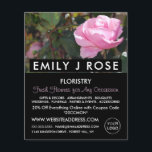 Rosa ros, Florist, Floristry Advertising Flygblad<br><div class="desc">Rosa ros,  Florist,  Floristry Advertising Flyer av Affärskortet Store.</div>