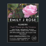 Rosa ros, Florist, Floristry Advertising Flygblad<br><div class="desc">Rosa ros,  Florist,  Floristry Advertising Flyer av Affärskortet Store.</div>