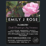 Rosa ros, Florist, Floristry Advertising Reklamblad<br><div class="desc">Rosa ros,  Florist,  Floristry Advertising Flyer av Affärskortet Store.</div>