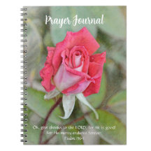 Rosa ros Flower Faith Prayer Journal