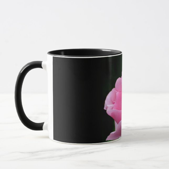 Rosa ros Flower Mugg (Vänster)