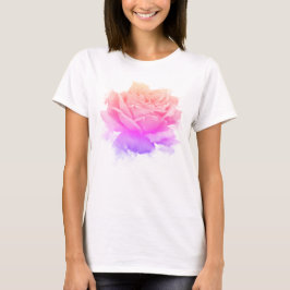 Rosa ros Flower Tee Shirt