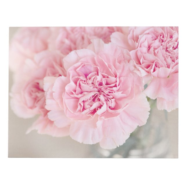 Rosa ros Flowers Anteckningsblock (Framsida)