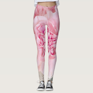 Rosa ros Flowers Leggings