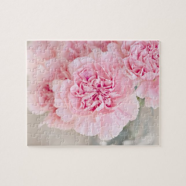 Rosa ros Flowers Pussel (Horisontell)
