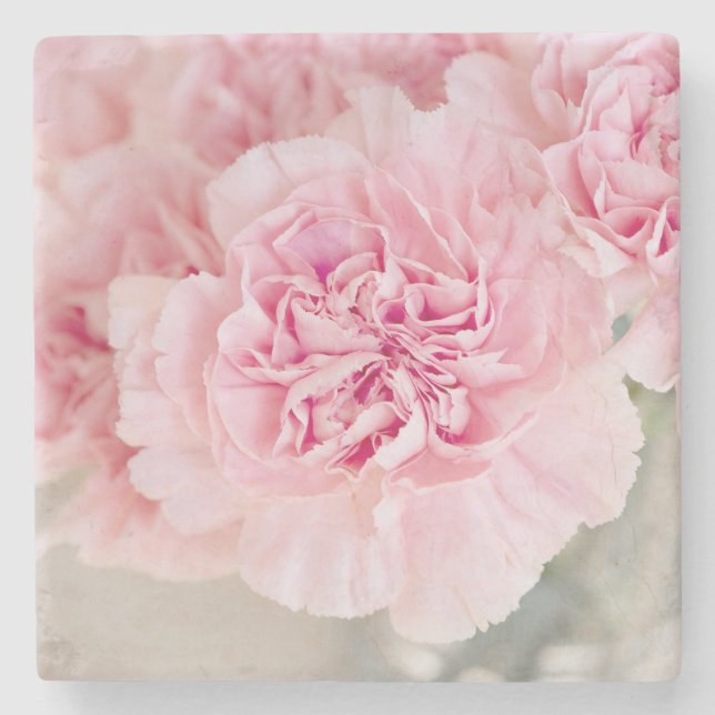 Rosa ros Flowers Stenunderlägg (Framsidan)