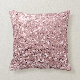 Rosa ros för rodnad för Sequin för Kudde