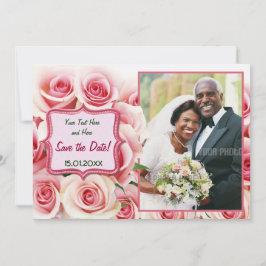 Rosa ros - Förnyelse av löften Inbjudningar