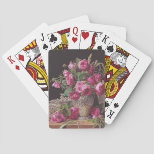 Rosa ros (från Ferdinand Georg Waldmüller) Casinokort