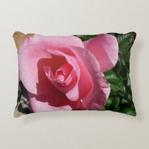 Rosa ros Garden Blommigt Prydnadskudde