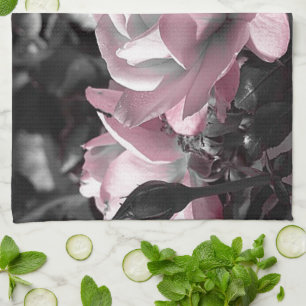 Rosa ros Garden Kökshandduk