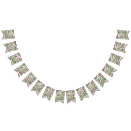 Rosa ros Garden Vår bröllop Vimplar