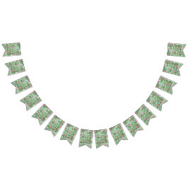 Rosa ros Garden Vår bröllop Vimplar