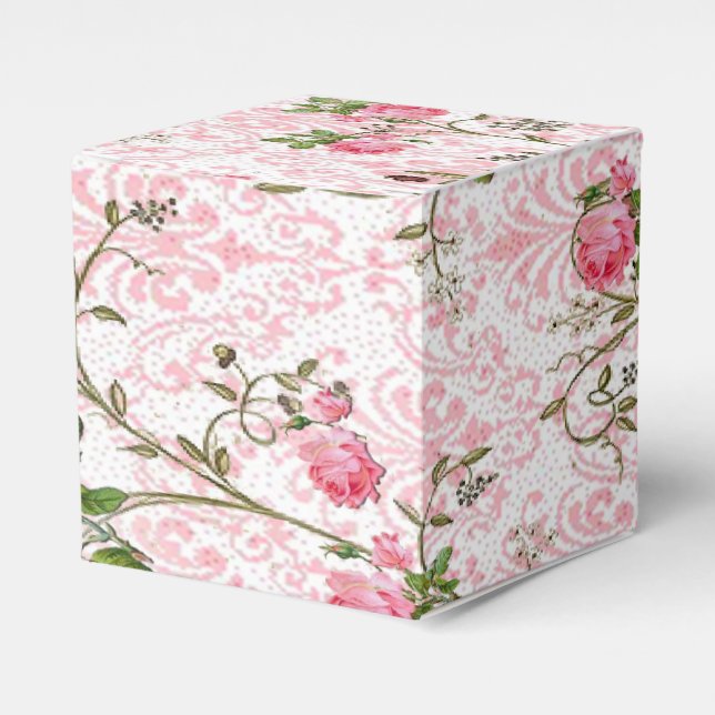 Rosa ros Gift Box Presentaskar (Framsidan Sidan)