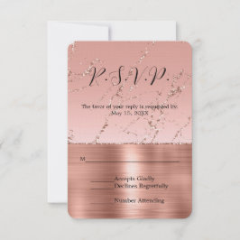 Rosa ros Glam Glitter Bröllop OSA