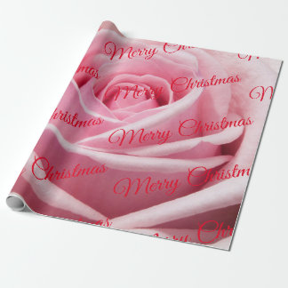 Rosa ros God jul Presentpapper