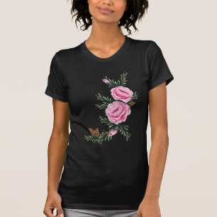 ROSA ROS & GRÄS av SHARON SHARPE Tee