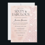 Rosa ros Guld, 60 och 60:e födelsedag i Fabulous Inbjudningar<br><div class="desc">Rosa ros Guld - 60 & Fabulous 60:e födelsedagsinbjudan - variationer till inbjudan och matchande artiklar i vår butik</div>