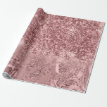 Rosa ros Guld  Glitter Spark Ombre Presentpapper<br><div class="desc">Glam och Chic Contemporary Abstrakt Wrapping Papper Kan vara en vacker dekoration för många evenemang som bröllop,  årsdag,  födelsedag,  studenten,  nya hem,  företag,  födelsedusch osv.</div>