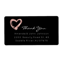 Rosa ros Guld Heart- pensel Tack