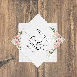 Rosa ros Guld Möhippa Napkin Pappersservett